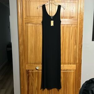 DKNY Long Black Dress Size M